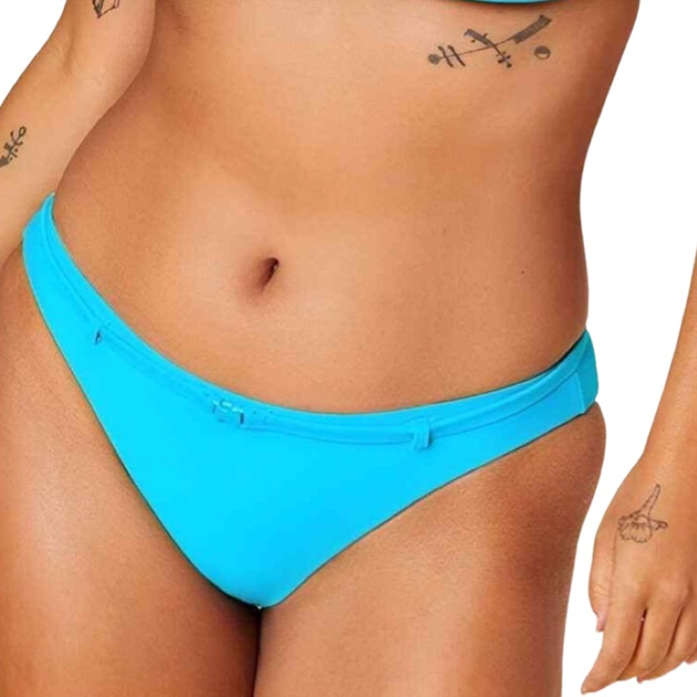 ANDIE SWIM: The Riviera Bikini Bottom in Coastal Blue